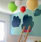 Preview: Kinderlampe Dekolampe Ballonlampe Ballon schön bunt Kinderzimmer