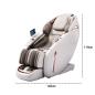 Preview: Muxing Massagesessel, Zero Gravity Funktion,Bluetooth und Heizung,Massagestuhl Relaxsessel mit Wärmefunktion,Massagestuhl mit SL-Schiene weiß【GH-L11】