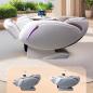 Preview: Muxing Massagesessel, Zero Gravity Funktion,Bluetooth und Heizung,Massagestuhl Relaxsessel mit Wärmefunktion,Massagestuhl mit SL-Schiene weiß【GH-L11】