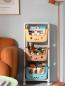Preview: Children's Shelf Beautiful Baskets Storage Movable Toy Box Nursery