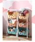 Preview: Children's Shelf Beautiful Baskets Storage Movable Toy Box Nursery