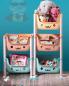 Preview: Children's Shelf Beautiful Baskets Storage Movable Toy Box Nursery