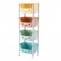 Preview: Children's Shelf Beautiful Baskets Storage Movable Toy Box Nursery