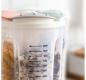 Preview: Food Storage Tin Flour Tin Container Storage with Separator