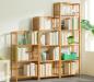 Preview: Household Shelf Fitted Shelf Bookcase Room Divider Tiered Shelf Upright Shelf
