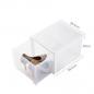 Preview: Schuhboxen transparent stapelbar Schuhaufbewahrung Box