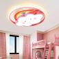 Preview: Muxing Lampe Kinderzimmerlampe LED-Lampe Schlafzimmerlampe Einbauleuchte Deckenlampe Drei Lichtfarben 50cm B：Regenbogen-Wolken-Lampe /CHYDD/