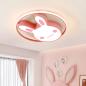 Preview: Muxing Lampe Kinderzimmerlampe LED-Lampe Augenschonlampe Schlafzimmerlampe Einbauleuchte Deckenlampe Drei Lichtfarben 50cm D：Hasenlampe /TZTZD/
