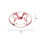 Preview: Muxing Lampe Kinderzimmerlampe LED-Lampe Augenschonlampe Schlafzimmerlampe Einbauleuchte Deckenlampe Drei Lichtfarben 50cm D：Hasenlampe /TZTZD/