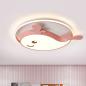 Preview: Muxing Lampe Kinderzimmerlampe LED-Lampe Augenschonlampe Schlafzimmerlampe Einbauleuchte Deckenlampe Dreifarben-Weißlicht 50cm A：Delfinlampe /HTDTH/