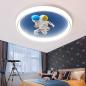 Preview: Muxing Lampe Kinderzimmerlampe LED-Lampe Augenschonlampe Schlafzimmerlampe Einbauleuchte Deckenlampe Drei Lichtfarben 50cm E：Astronautenlampe /YHYDY/