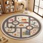 Preview: 360Home KinderteppichRunder Teppich Cartoon-Design ideal für die Kinderzimmerdekoration und als Krabbelmatte
