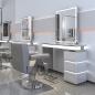 Preview: 360Home Frisiertisch Spiegel Friseurbedarf Schminktisch mit Stauraum
