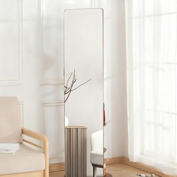 Muxing Standspiegel Drehbarer Ganzkörperspiegel Ankleidespiegel Ganzkörperspiegel mit Kleiderständer 175cm