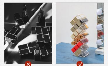 Muxing - Muxing Lippenstift-Organisator Aufbewahrung 28 Fach Schmink