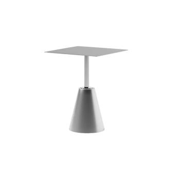 MuXing Couchtisch, Kaffeetisch, Gastronomietisch, Esstisch, Bistrotisch, Industrietisch, Tisch aus Edelstahl