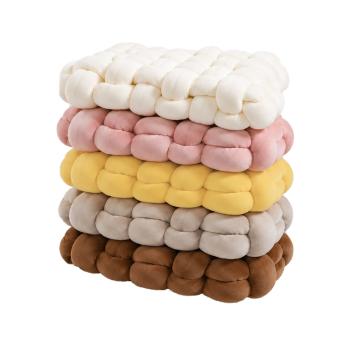 Preview: Muxing 5er Set Plüschkissen Sofakissen Dekokissen Sitzkissen Fensterbankkissen Kuschelkissen Zierkissen Für Sofa Bett Wohnzimmer Und Schlafzimmer 40*40*12 CM