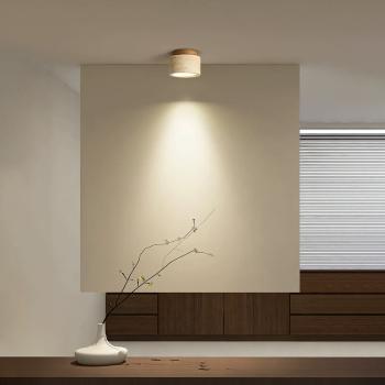 Muxing LED-Deckenleuchte im Travertin-Look, Deckenlampe, Flurlampe, Dielenlampe und Dekoleuchte für Flur, Eingangsbereich, Diele und Wohnzimmer 【ALT-XX-2053】