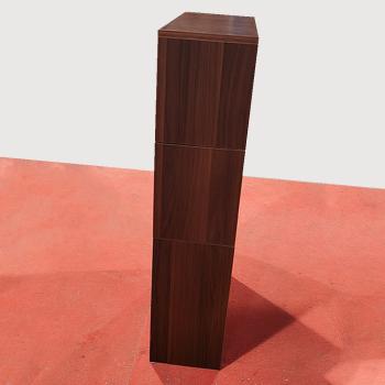 Muxing Badezimmerschrank mit offenen Ablagen und Stauraum Schmaler Badschrank Hochschrank Aufbewahrungsschrank für Badutensilien 【BGG】