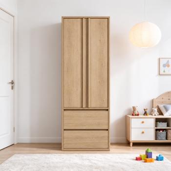 Preview: Muxing Badezimmerschrank Hochschrank mit Schubladen, schmaler Badschrank, Aufbewahrungsschrank, Stauraumschrank für Badutensilien 195*60*35cm【GSS】