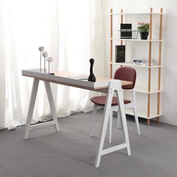 MuXing Vielseitiger Tisch – Schreibtisch, Computertisch, Bürotisch, Bartisch, Balkontisch – Modernes Design, 118×53×75 cm