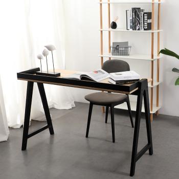 MuXing Vielseitiger Tisch – Schreibtisch, Computertisch, Bürotisch, Bartisch, Balkontisch – Modernes Design, 118×53×75 cm