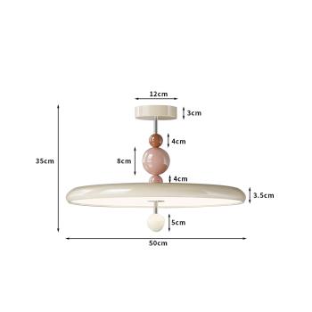 MuXing Hängeleuchte Schlafzimmer – Modernes Design, Elegant und Funktional, Ideal für Schlafzimmer & Kinderzimmer 50 × 50 × 35 cm 【XDD4889】