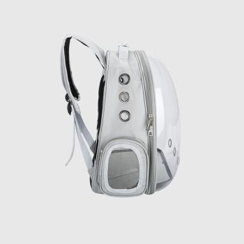 MuXing Katzenrucksack, Atmungsaktiv, Tragbar, Großes Fassungsvolumen, Doppel-Schultergurte – Haustier Rucksack für Katzen