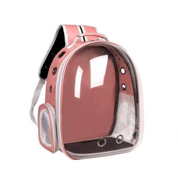 MuXing Katzenrucksack, Atmungsaktiv, Tragbar, Großes Fassungsvolumen, Doppel-Schultergurte – Haustier Rucksack für Katzen