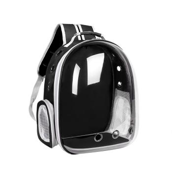 MuXing Katzenrucksack, Atmungsaktiv, Tragbar, Großes Fassungsvolumen, Doppel-Schultergurte – Haustier Rucksack für Katzen
