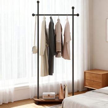 MuXing Freistehender Kleiderständer, beweglicher Kleiderwagen, geeignet für Kleidung und Mäntel 80 × 37 × 183 cm /YJH80/