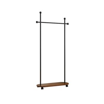 MuXing Freistehender Kleiderständer, beweglicher Kleiderwagen, geeignet für Kleidung und Mäntel 80 × 37 × 183 cm /YJH80/