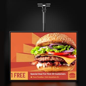 MuXing LED-Leuchtrahmen, Werberahmen, Lichtkasten, Lichtbox – geeignet für Geschäfte und Restaurants