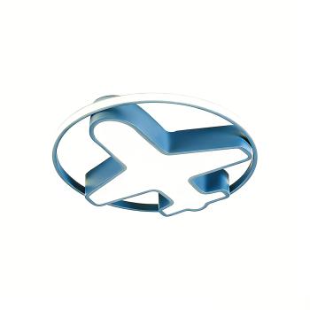 Muxing Lampe Kinderzimmerlampe LED-Lampe Augenschonlampe Schlafzimmerlampe Einbauleuchte Deckenlampe Drei Lichtfarben 60cm C：Flugzeuglampe /FJFJD/