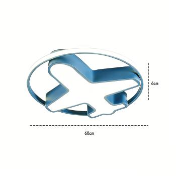 Muxing Lampe Kinderzimmerlampe LED-Lampe Augenschonlampe Schlafzimmerlampe Einbauleuchte Deckenlampe Drei Lichtfarben 60cm C：Flugzeuglampe /FJFJD/