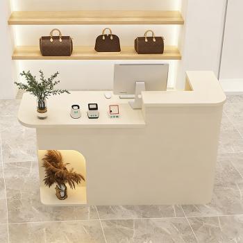 Muxing Rezeption Theke Bar Empfangstheke empfangstisch Counter Kassentisch Beige