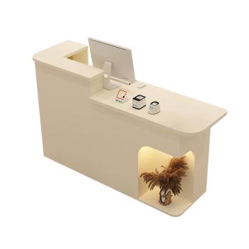 Muxing Rezeption Theke Bar Empfangstheke empfangstisch Counter Kassentisch Beige