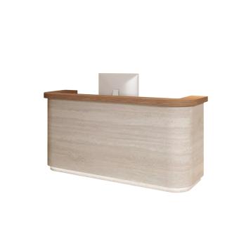 MuXing Empfangstheke, Rezeptionstheke, Bürotheke, Verkaufstresen, Multifunktionale Theke 160 × 60 × 100 cm /FDSYMS-160/