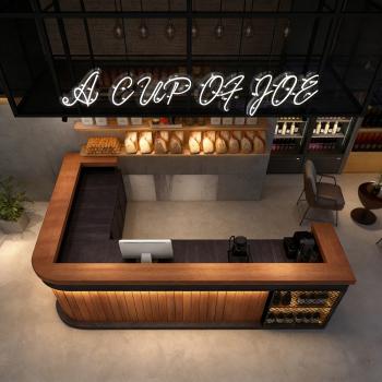 Muxing Maßanfertigung Bartisch Bar-Tresen Eckbartresen Gastronomie-Theke Restaurant-Bar Empfangstresen Braun