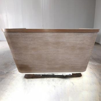 MuXing Empfangstheke, Rezeptionstheke, Bürotheke, Verkaufstresen, Multifunktionale Theke【Yuanmuse+dongshi】