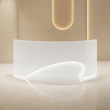 Muxing Empfangstheke Theke geschwungene Tresen Kasse Empfangstresen