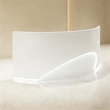 Muxing Empfangstheke Theke geschwungene Tresen Kasse Empfangstresen