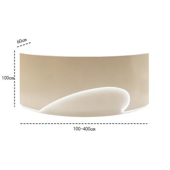 Muxing Empfangstheke Theke geschwungene Tresen Kasse Empfangstresen