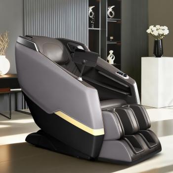 Preview: MuXing Massagesessel, Zero-Gravity Liegesessel, Tiefenmassage, mit Heizfunktion, Vollmassage, Bluetooth SL Schienen