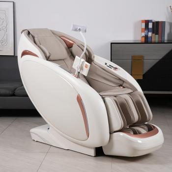 Muxing Massagesessel, Zero Gravity Funktion,Bluetooth und Heizung,Massagestuhl Relaxsessel mit Wärmefunktion,Massagestuhl mit SL-Schiene weiß【GH-L11】