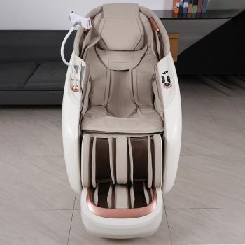 Muxing Massagesessel, Zero Gravity Funktion,Bluetooth und Heizung,Massagestuhl Relaxsessel mit Wärmefunktion,Massagestuhl mit SL-Schiene weiß【GH-L11】