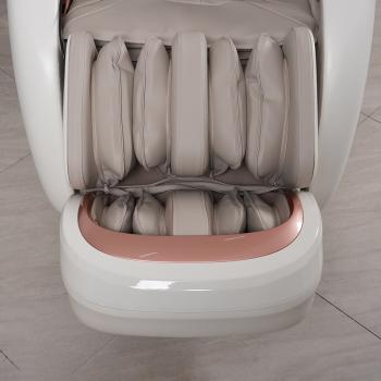 Muxing Massagesessel, Zero Gravity Funktion,Bluetooth und Heizung,Massagestuhl Relaxsessel mit Wärmefunktion,Massagestuhl mit SL-Schiene weiß【GH-L11】