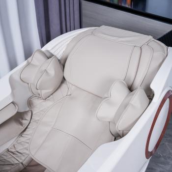 Muxing Massagesessel,Massagestuhl Zero Gravity für Ganzkörper, mit Heizung, SL Track,Thai Stretch Massagestuhl, Bluetooth 3D Surround Musik【GH-L001】