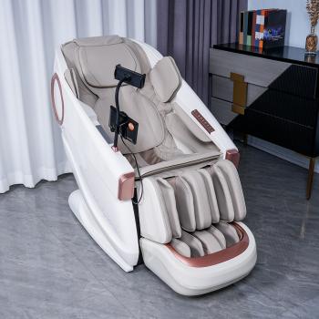 Muxing Massagesessel,Massagestuhl Zero Gravity für Ganzkörper, mit Heizung, SL Track,Thai Stretch Massagestuhl, Bluetooth 3D Surround Musik【GH-L001】