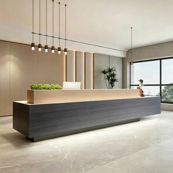 Hotel Lobby Bar Theke, Schlichte Maßgefertigte Bar Theke, Kaffee-Point Kasse, Einteilige Bar Theke